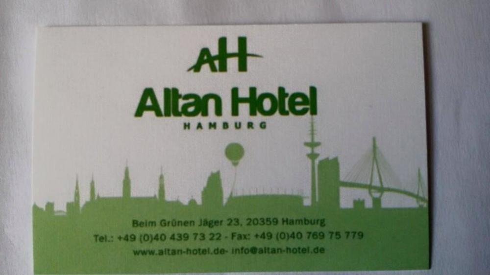 Altan Hotel Hamburgo Exterior foto